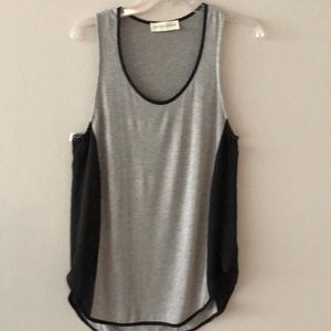 Pants Store Tank Top Gray Black SZ M